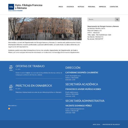 Dpto. Filología Francesa y Alemana